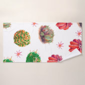 ?actus naadloze florale ondergrond, behangsel badhanddoek (Badhanddoek)