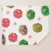 ?actus naadloze florale ondergrond, behangsel sherpa deken (Voorkant (horizontaal))