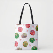 ?actus seamless floral pattern background, wallpap tote bag (Voorkant)