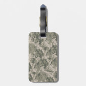ACU Camo Camouflage Digitaal Monogram Bagagelabel (Achterkant verticaal)