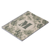 ACU Camo Camouflage Monogram Initiaal Notitieboek (Linkerzijde)