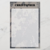 ACU Camo Personalized Briefpapier (Voorkant)