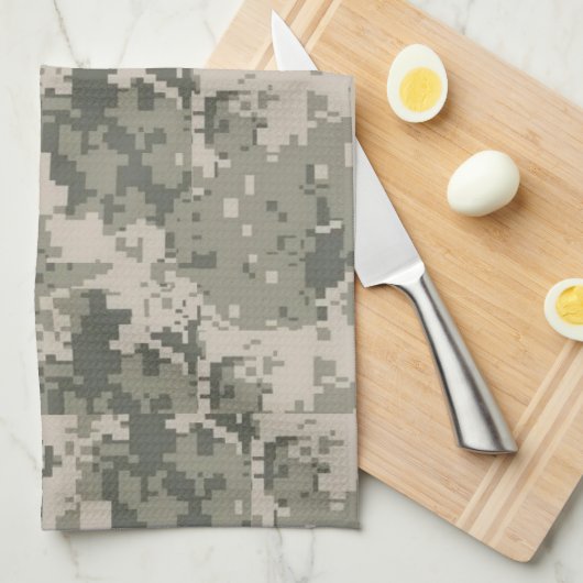 ACU Camouflage Digital Kitchen Dish Towel Theedoek (Quarter Fold)