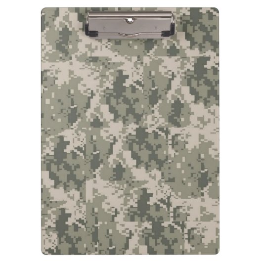 ACU Camouflage Digital Pattern Clip Board Klembord (Voorkant)