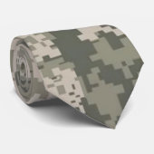 ACU Camouflage Digital Pattern Mannen Stropdas (Opgerold)
