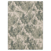 ACU Camouflage Monogram Initiaal Klembord (Achterkant)