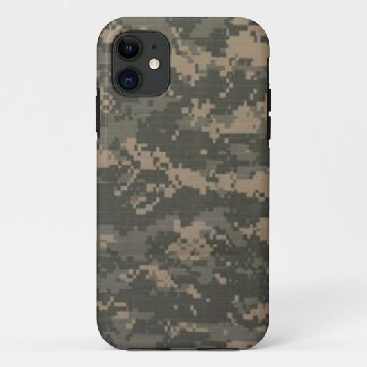 ACU Digital Camo Camouflage iPhone Case (Achterkant)