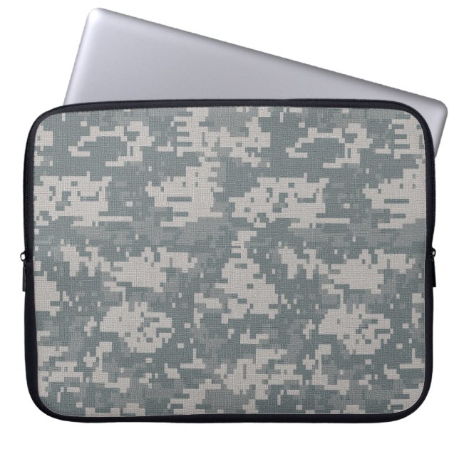 ACU Digital Camouflage-laptophoes Laptop Sleeve (Voorkant)
