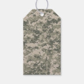ACU Digitale Camo Camouflage Uniform Militair Cadeaulabel (Voorkant)