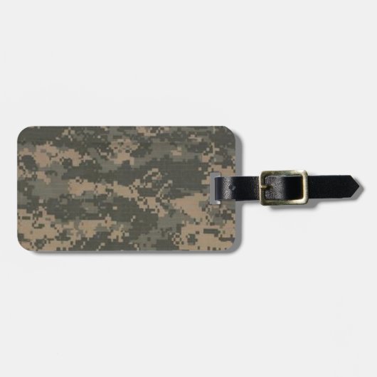 ACU digitale camouflage Bagagelabel (Voorkant horizontaal)