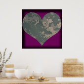 ACU Militaire Uniform Troepen Camo Camouflage Poster (Keuken)