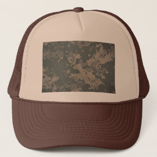 Acu Patroon Camouflage Troepen Digitaal Kunst Vred Trucker Pet