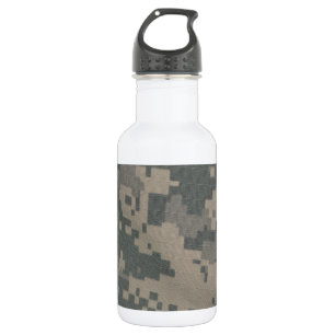 Acu Patroon Camouflage Troepen Digitale Kunst Vred Waterfles