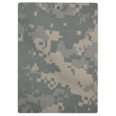 Acu Pattern Camouflage troept digitale kunst vrede Klembord (Achterkant)