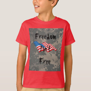 Acu Pattern Camouflage troept digitale kunst vrede T-shirt
