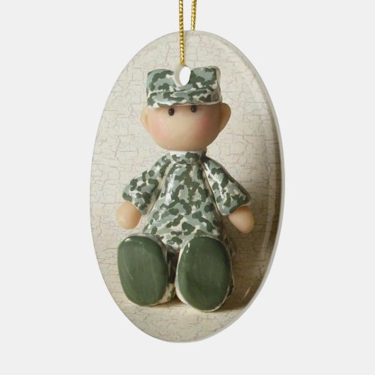 ACU Soldier Keramisch Ornament (Links)