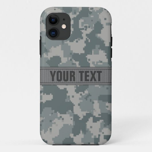 ACU Style Grey Camo #2 Persoonlijk Case-Mate iPhone Case (Achterkant)
