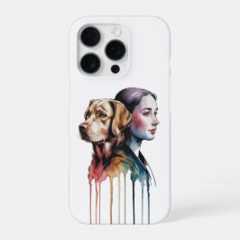 Acuarela Canina Labrador Retriever - Femenina iPhone 16 Pro Hoesje