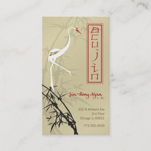 ACUJIN - Exclusieve aangepaste ontwerpprofielkaart Visitekaartje (Voorkant)