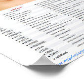 Acupressure Facial Points Poster (Hoek)