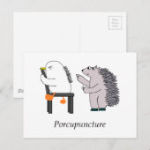 acupunctie briefkaart (Voorkant / Achterkant)