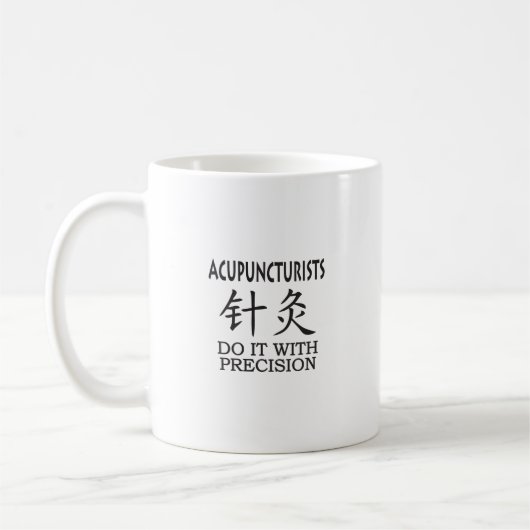 Acupunctie Chinees symbool Koffiemok (Links)