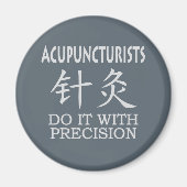 Acupunctie Chinees symbool Magneet (Voorkant)