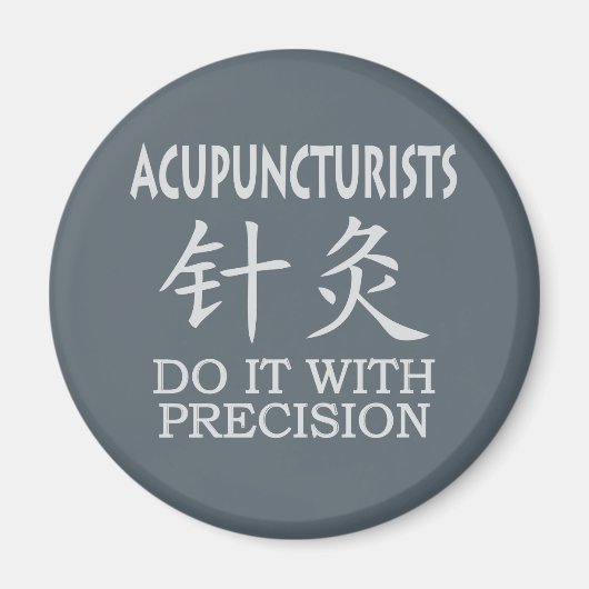 Acupunctie Chinees symbool Magneet (Voorkant)