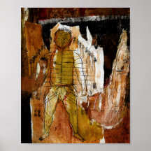 Acupunctie, collage en gemengde media