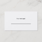 Acupunctie humor afsprakenkaartje (Achterkant)