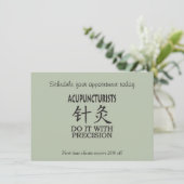 Acupunctie humor kaart (Staand voorkant)