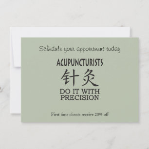 Acupunctie humor kaart