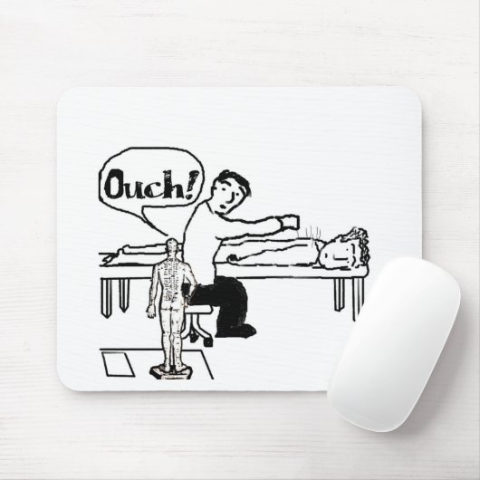 Acupunctie Humor Mousepad Muismat (Met muis)