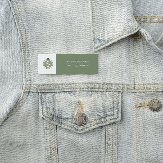 Acupunctie Integratieve geneesmiddelnamen Naamplaatje (In situ)