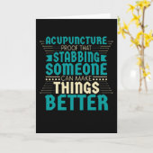 Acupunctie Kaart (Gele Bloem)