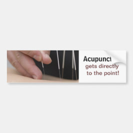 Acupunctie komt op het punt! bumpersticker