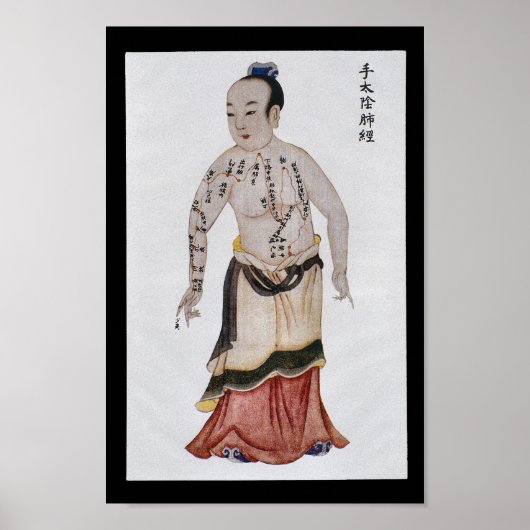 Acupunctie Lung Meridian Hand Taiyin Poster (Voorkant)