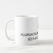 Acupunctie moet werken koffiemok (Links)