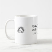 Acupunctie moet werken koffiemok (Links)