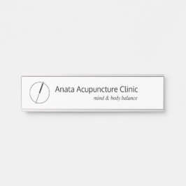 Acupunctie Naalddedeurbord Deurbordje