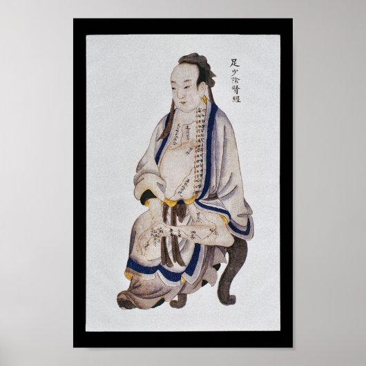 Acupunctie Nieren Meridian Foot Shaoyin Poster (Voorkant)