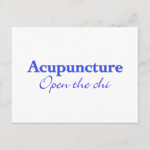 Acupunctie - Open de chi Briefkaart