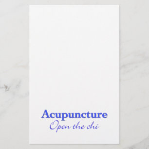 Acupunctie - Open de chi Briefpapier