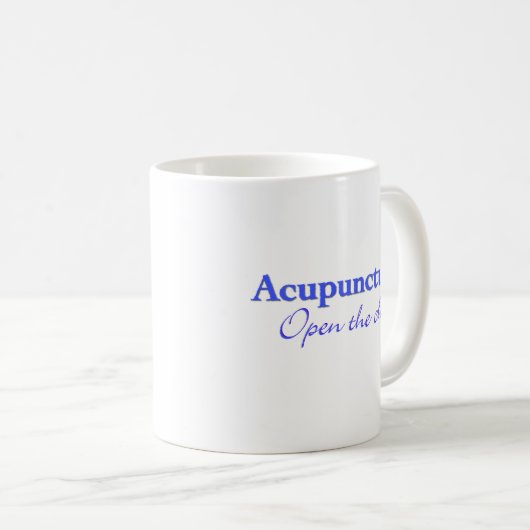 Acupunctie - Open de chi Koffiemok (Voorkant rechts)