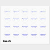 Acupunctie - Open de chi Ronde Sticker (Vel)
