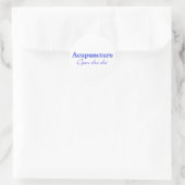 Acupunctie - Open de chi Ronde Sticker (Tas)