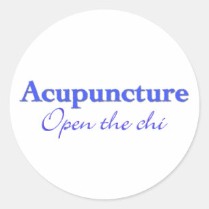 Acupunctie - Open de chi Ronde Sticker