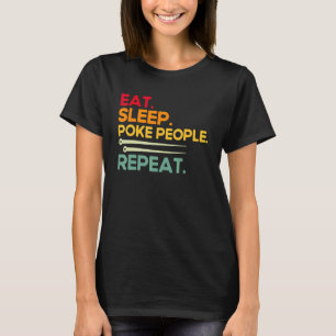 Acupunctie Poke Mensen herhalen Vintage Acupunctur T-shirt