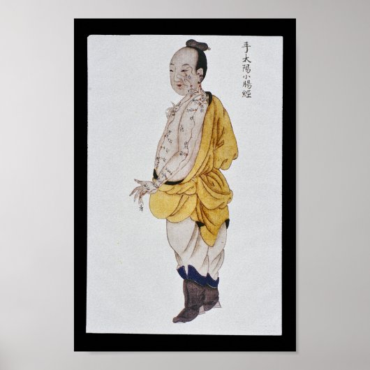 Acupunctie Small Intestine Meridian Hand Taiyang Poster (Voorkant)