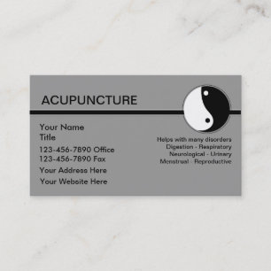 Acupunctie-Visitekaartjes Visitekaartje